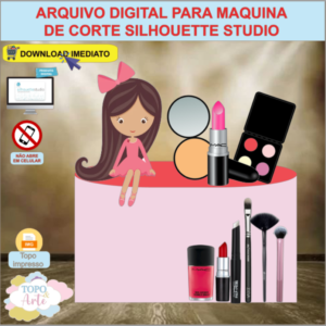 ARQUIVO de Corte Topo de Bolo Maquiagem - 04