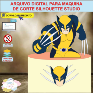 ARQUIVO de Corte Topo de Bolo Wolverine - 03