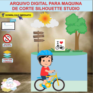 ARQUIVO de Corte Topo de Bolo Bicicleta Bike - 02