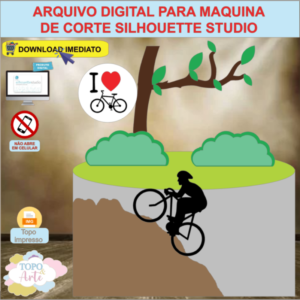ARQUIVO de Corte Topo de Bolo Bicicleta Bike - 03