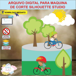 ARQUIVO de Corte Topo de Bolo Bicicleta Bike - 04