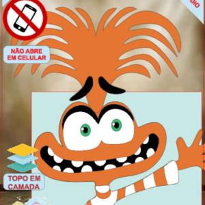 ARQUIVO de Corte Topo de Bolo Divertidamente - 06