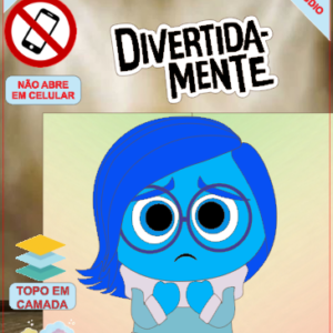 ARQUIVO de Corte Topo de Bolo Divertidamente - 07