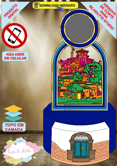 ARQUIVO de Corte Topo de Bolo Encanto - 23