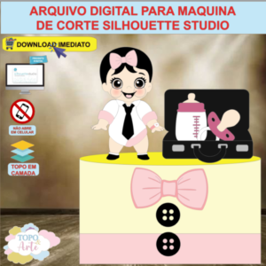 ARQUIVO de Corte Topo de Bolo Poderosa Chefinha - 09