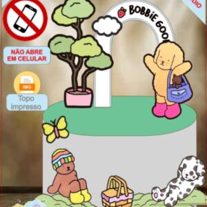 ARQUIVO de Corte Topo de Bolo Bobbie Goods - 02