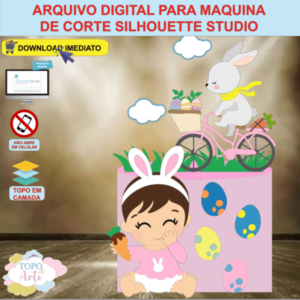 ARQUIVO de Corte Topo de Bolo Coelho da Pascoa - 16