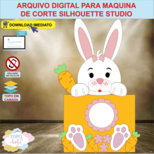 ARQUIVO de Corte Topo de Bolo Coelho da Pascoa - 61